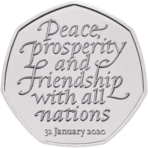 Fifty Pence 2020 Brexit, Coin from United Kingdom - Online Coin Club