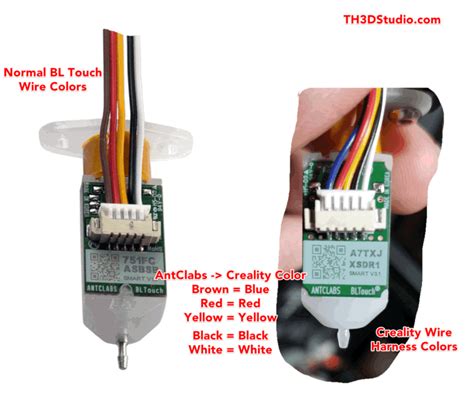 BLTouch Wiring Harness Colors – Antclabs vs Creality - TH3D Studio Help ...