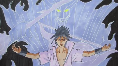 Drawing Sasuke Susanoo - YouTube