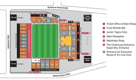 Seating Plan | Leicester Tigers