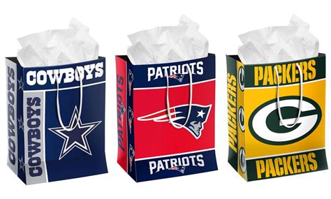 NFL Holiday Gift Bag (3-Pack) | Groupon Goods