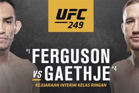 Justin Gaethje Vs Khabib Nurmagomedov Poster - Informasi CPNS/ASN ...