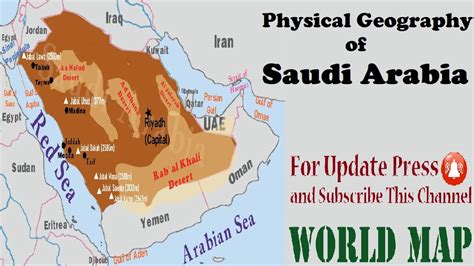 Geography Of Saudi Arabia Landforms World Atlas | Sexiz Pix