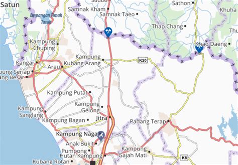 MICHELIN Kubang Pasu map - ViaMichelin