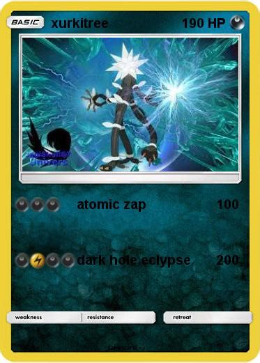 Pokémon xurkitree 14 14 - atomic zap - My Pokemon Card