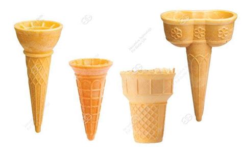 How to Make Wafer Cones of Different Shapes and Sizes? | Types of ice cream, Cake in a cone ...