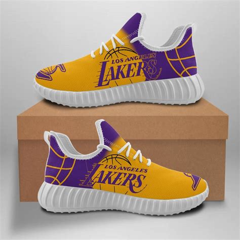 Women's Los Angeles Lakers Mesh Knit Sneakers/Shoes 002 [NBA- Laker_424245878] - $42.99 : Kick ...