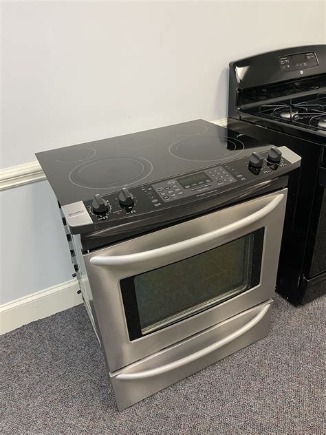 KENMORE ELITE STAINLESS 5 BURNER GLASS TOP STOVE WITH CONVECTION OVEN 4 MONTH WARRANTY for Sale ...