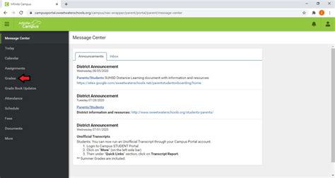 How to View Grades on Infinite Campus – Castle Park High School