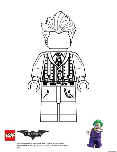 Joker Lego Batman Movie Coloring page Printable