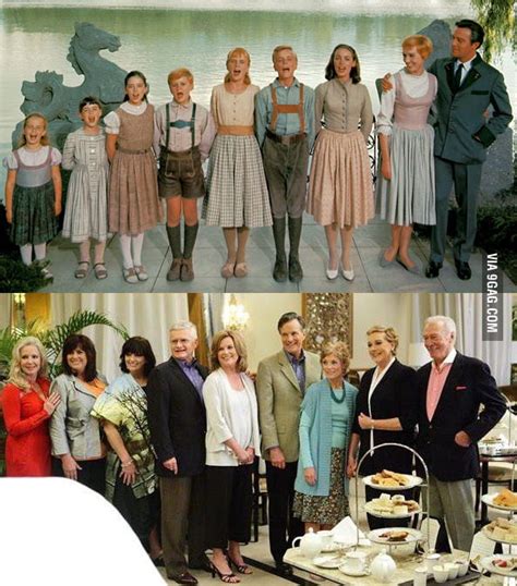 The reunion of "The Sound of Music" family after 45 years... - 9GAG