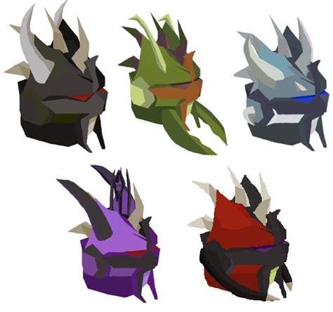 Colored slayer helm redesigns (make them look like the heads/bosses) [Suggestion] : 2007scape ...