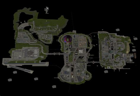 Grand Theft Auto Liberty City Map