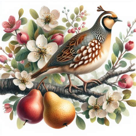 A Partridge in a Pear Tree by purplerhino on DeviantArt