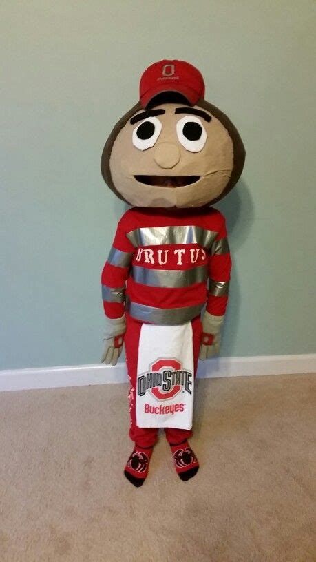 Home made Brutus Buckeye costume | Brutus buckeye, Brutus, Buckeye