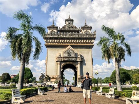 Patuxai Victory Monument in Vientiane, Laos