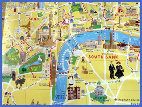 London Map Tourist Attractions | Images and Photos finder