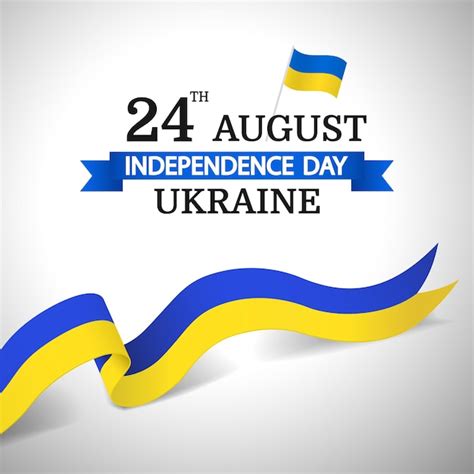 Premium Vector | Ukraine independence day