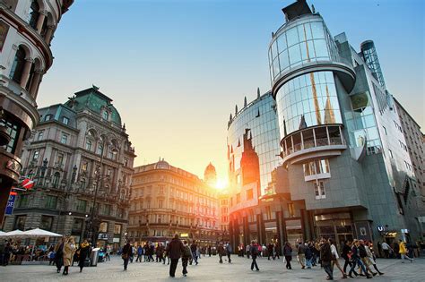 Vienna, The Stephansplatz At Sunset Photograph by Sylvain Sonnet - Pixels