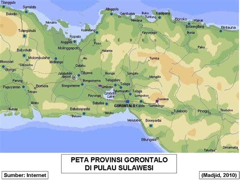 PETA DIGITAL: Peta Provinsi Gorontalo, Sulawesi 04