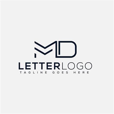 Premium Vector | MD Logo Design Template Vector Graphic Branding Element