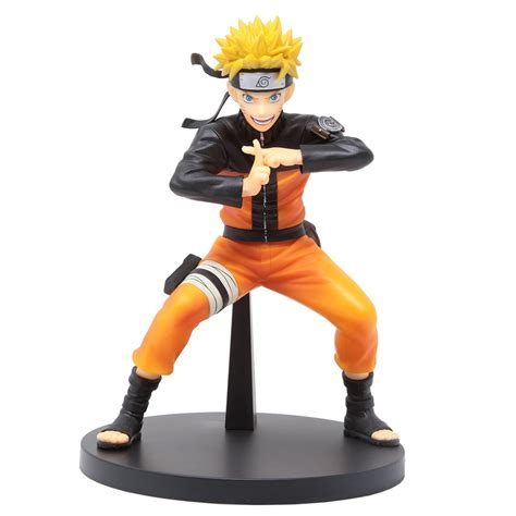 Banpresto Naruto Shippuden Vibration Stars Naruto Uzumaki II Figure orange