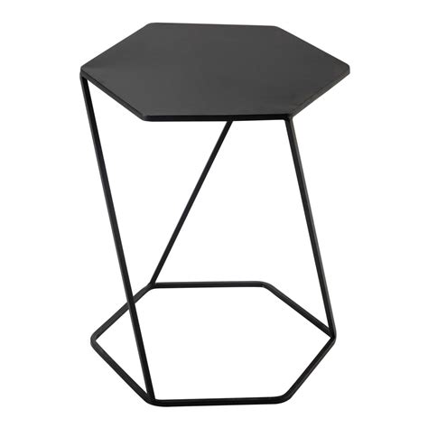 CURTIS metal side table in black W 45cm | Maisons du Monde | Metal side table, Metal sofa ...