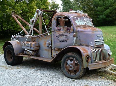 40's Vintage Chevrolet Cab Over Engine (COE) Tow Truck - a photo on ...