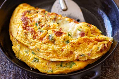 Ham and Cheese Omelet Recipe | Leite's Culinaria