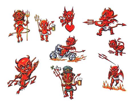 Free Cute Devil Tattoos, Download Free Cute Devil Tattoos png images ...