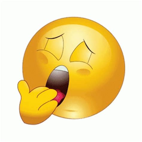 Yawning Emoji Sticker - Yawning Emoji Tired - GIF 탐색 및 공유