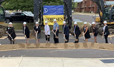 Groundbreaking ceremony at Luther Crest