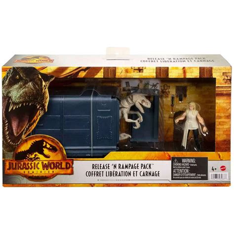 Jurassic World Dominion Release N Rampage Pack Action Figure 2-Pack ...