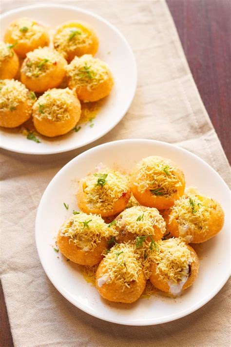 Dahi Puri Recipe » Dassana's Veg Recipes