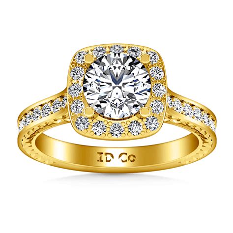 Yellow Gold Engagement Rings - 14K Gold Rings l FrostNYC