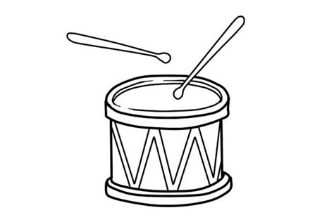 Drums Drawing: Step by Step, Easy, At Home, Set and Simple