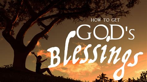 Fellowship 1 International Sermons: How To Get God's Blessings