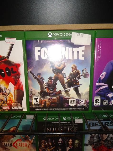 Fortnite Original Physical Copy Disk Case And Inserts Xbox One ...