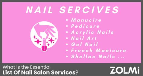 How To Build List Of Nail Salon Services in 2024 | zolmi.com