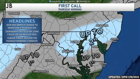 Forecast: Winter Weather Possible Thursday Morning - JB Weather