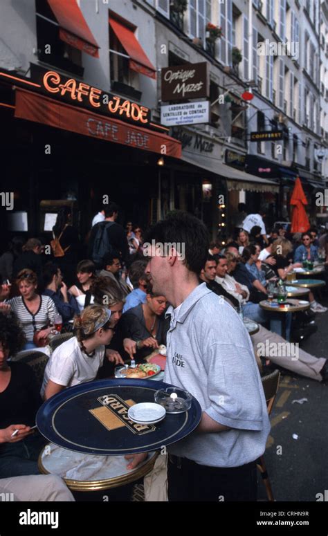 Paris, France, Street Cafe Stock Photo - Alamy