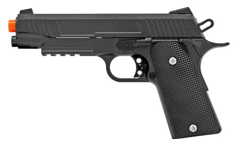 UKArms G38 Spring Powered Metal Airsoft Pistol - Black