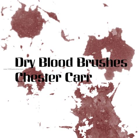 Dry Blood | Cool Photoshop Brushes Ps Brushes | 123Freebrushes