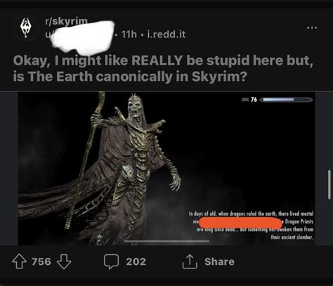 r/Skyrim creating lore of their own : r/TrueSTL