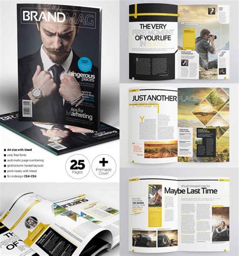 50+ Magazine Templates With Creative Print Layout Designs