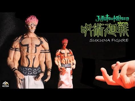 How do I make figure jujutsu kaisen【Sukuna 4 arms】clay anime art - YouTube