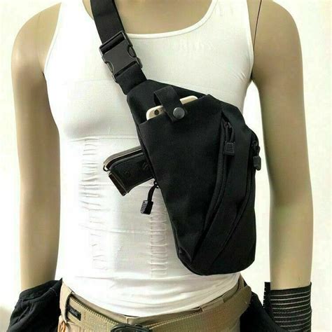 Tactical Chest Sling Bag Antitheft Crossbody Pack Concealed Shoulder Gun Holster | eBay