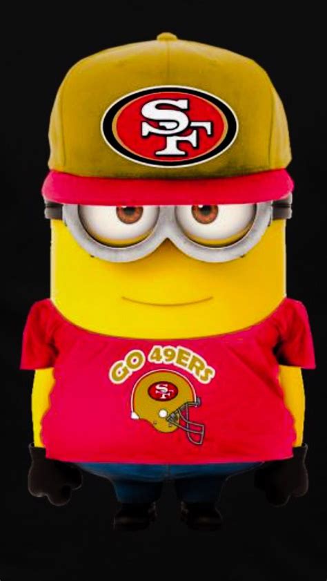 Best minion pin out there. | Nfl football 49ers, Nfl 49ers, 49ers fans