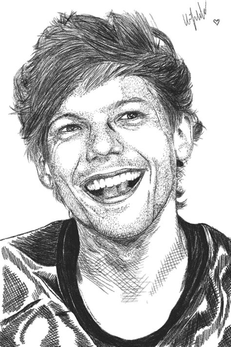 Louis Tomlinson drawing by Rina