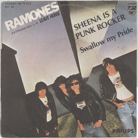 SPANISH BOMBS: Ramones -Sheena is a Punk rocker 7" 1977